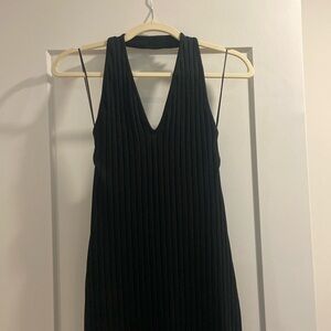 Vince halter dress ribbed